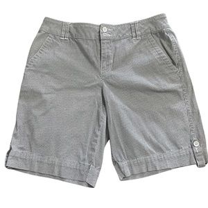Faded Glory Striped Bermuda Shorts
